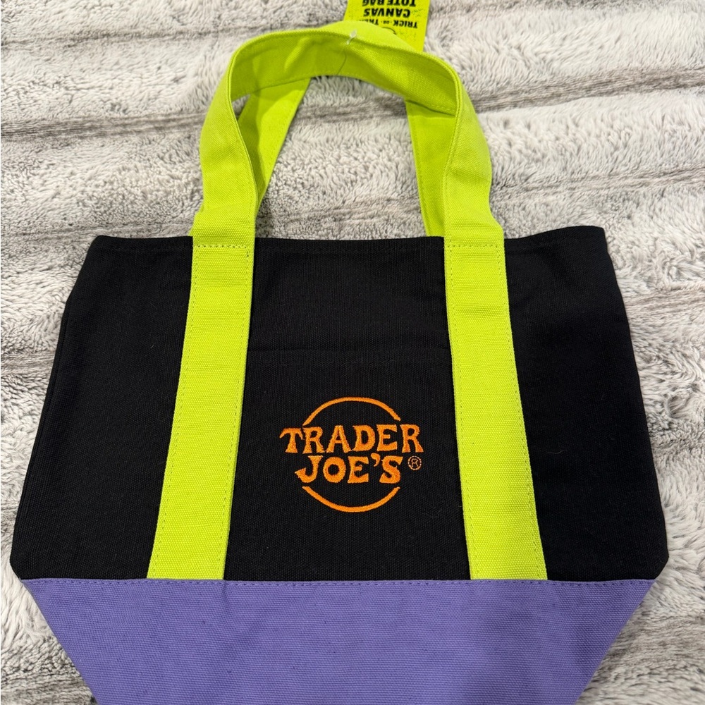 Black and Purple Tote Bag